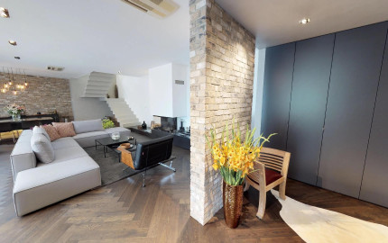 3D PREHLIADKA - ZARIADENÝ MODERNÝ 3izb. MEZONET., ul. LEŠKOVA, STARÉ MESTO