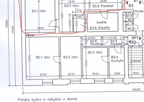 Na predaj investičný 2,5izb. byt, U. Lešková, Staré mesto