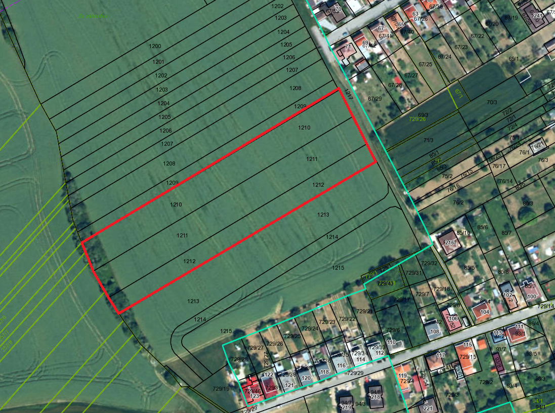 POZEMOK 14.796 m2, Horné Trhovište (Hlohovec)